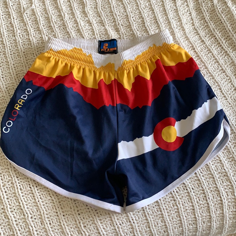 Colorado flag athletic shorts